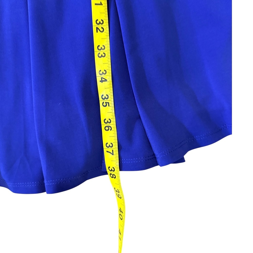 Jessica Howard Womens Royal Blue Fit and Flare Pocket Dress Gold Zipper‎ Size 8 - Picture 9 of 10